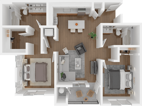 Harbor Phase II Floor Plan at 38° NORTH, Santa Rosa, CA